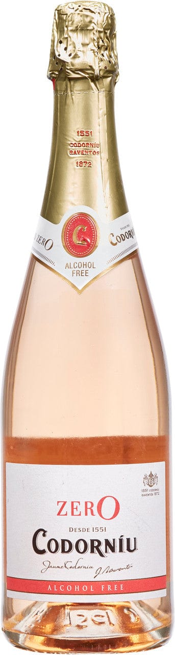 Codorníu Zero Rosé bottle