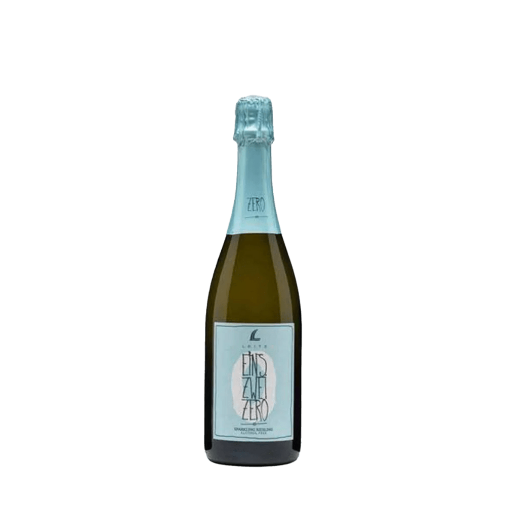 Leitz Eins Zwei Zero Sparkling Riesling bottle