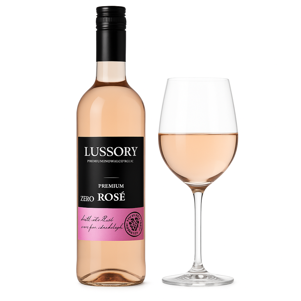 Lussory Sparkling Rosé bottle