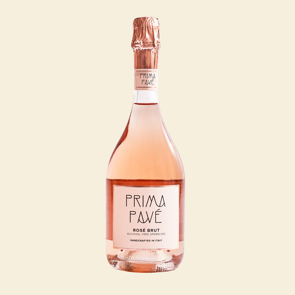 Prima Pavé Rosé Brut bottle
